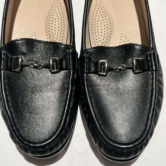 SAS Metro Black Loafer Horsebit Size 7M.  B64 - Picture 3 of 10